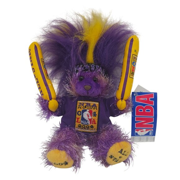 NBA 2004 All-Star Los Angeles Lakers Collectible Rare Vintage Teddy Bear - Picture 1 of 7